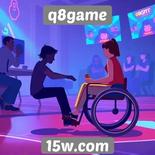 Acessibilidade no q8game atrai jogadores com necessidades especiais